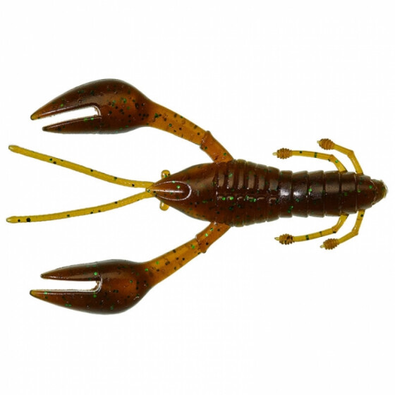 Gunki Hourra Craw 4" Pumkin Green Flake Gummiköder