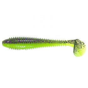 Keitech Swing Impact FAT 4.8" Purple Chartreuse (BA-Edition)