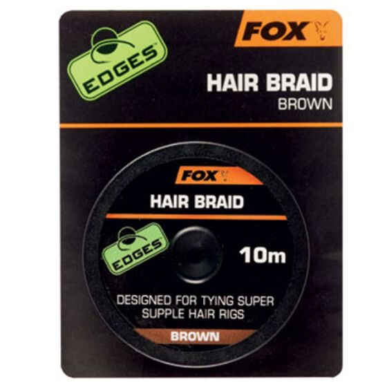 Fox EDGES™ Hair Braid Brown 10m