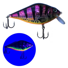 Hybrida K 3 Crankbait schwimmend ACK-SONDERFARBE UV Pink...