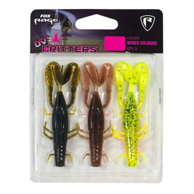 Fox Rage Critters Mixed Ultra UV Colours 7cm