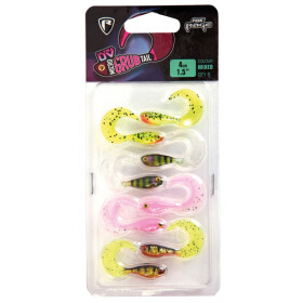 Fox Rage UV Micro grub 4cm x 8 Stück Gummifische