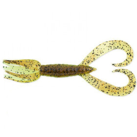 Keitech Little Spider 3" Green Pumpkin/Chartreuse...