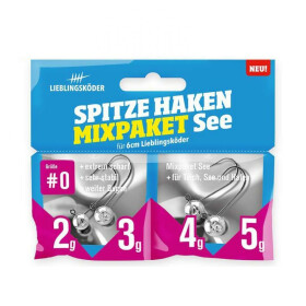 Lieblingsköder Spitze Haken Mixpaket See #0