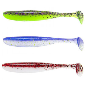 Keitech Easy Shiner 2" Chartreuse Silver Red