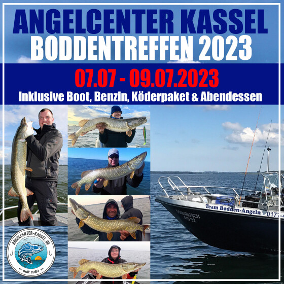 Angelcenter Kassel Boddentreffen 07.07. bis 09.07.2023