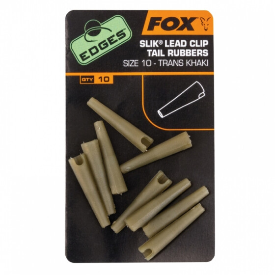 Fox Edges Slik Lead Clip Tail Rubbers