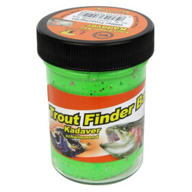 TFB Trout Finder Bait Kadaver schwimmend Glitter Orange-Schwarz