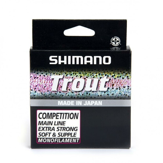 Shimano Trout Competition Monofilschnur 150m 0,14mm 1,70kg Rot